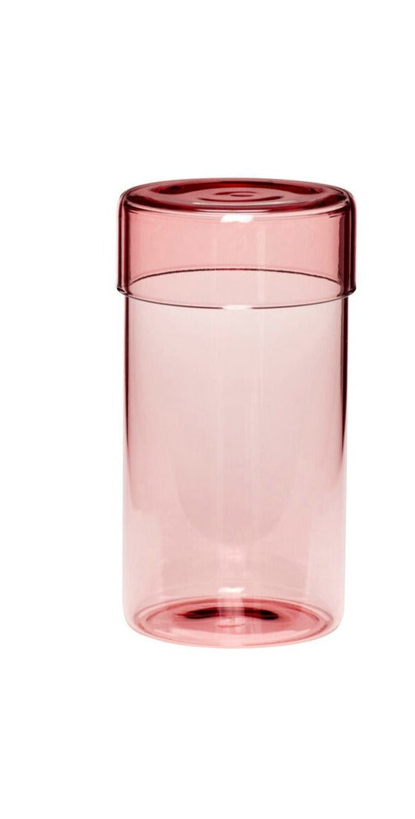WeEZ Big Glass Jar Pink