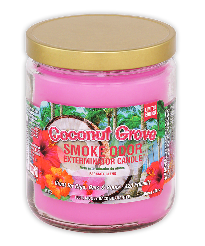 SMOKE ODOR CANDLE COCONUT GROVE