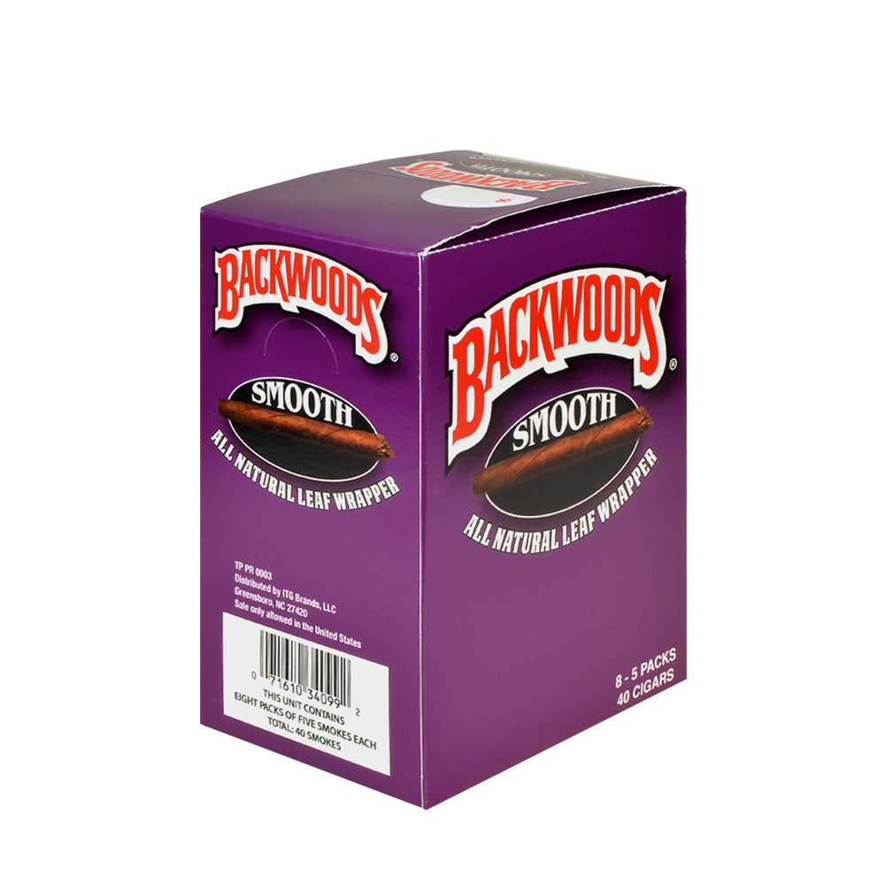 Backwoods Smooth Cigars 5pk Box