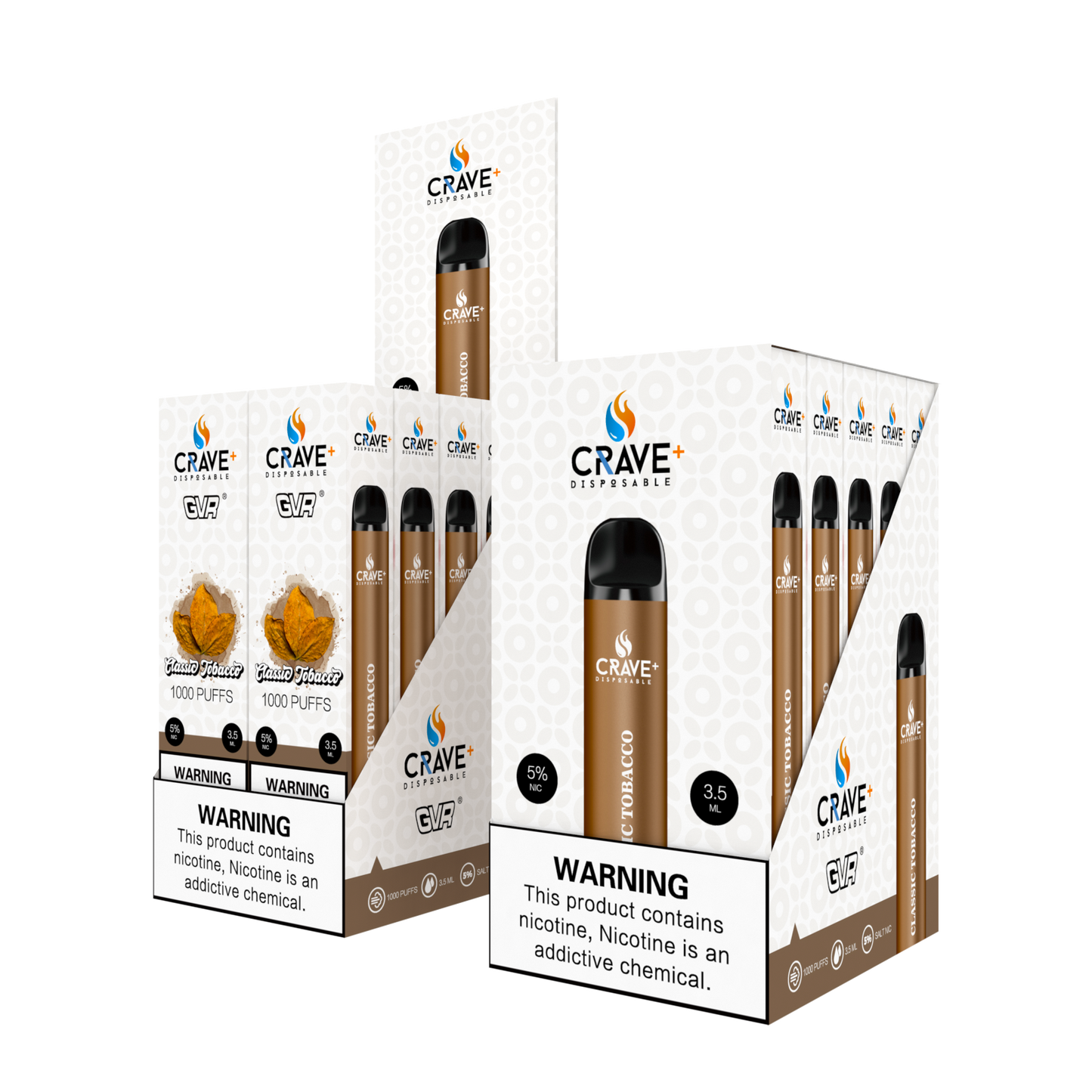 Crave Classic Tobacco Dispo