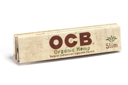 OCB Slim Organic Hemp papers +tips