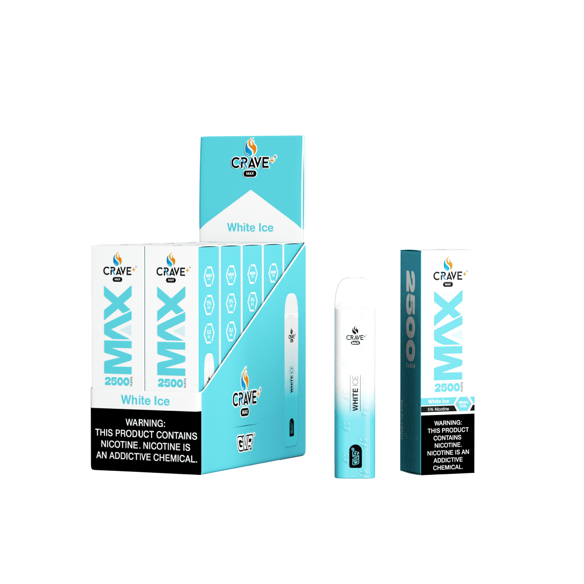 Crave Max White Ice 5% 2500 puffs