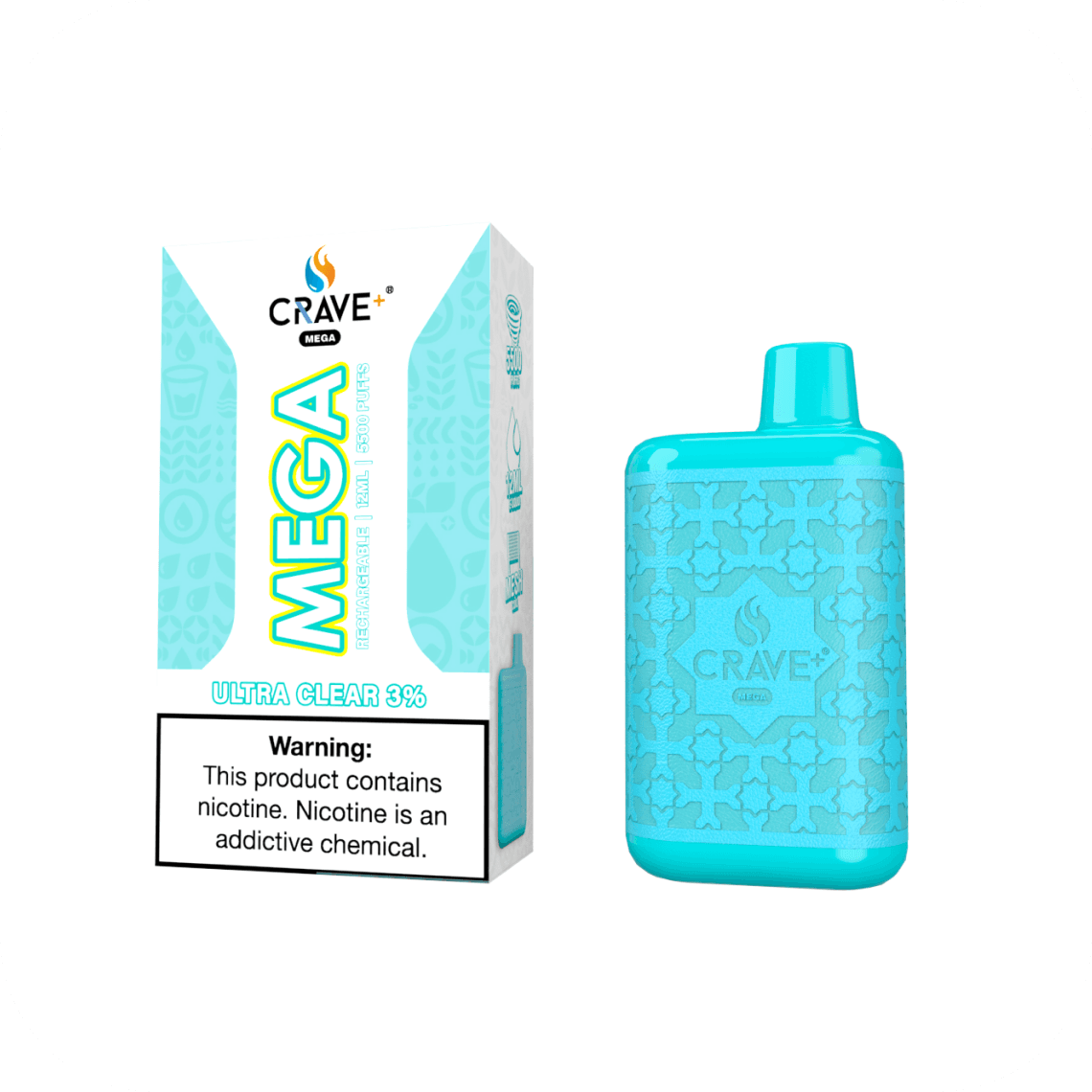 Crave Mega Mr White 5% 5500 Puffs