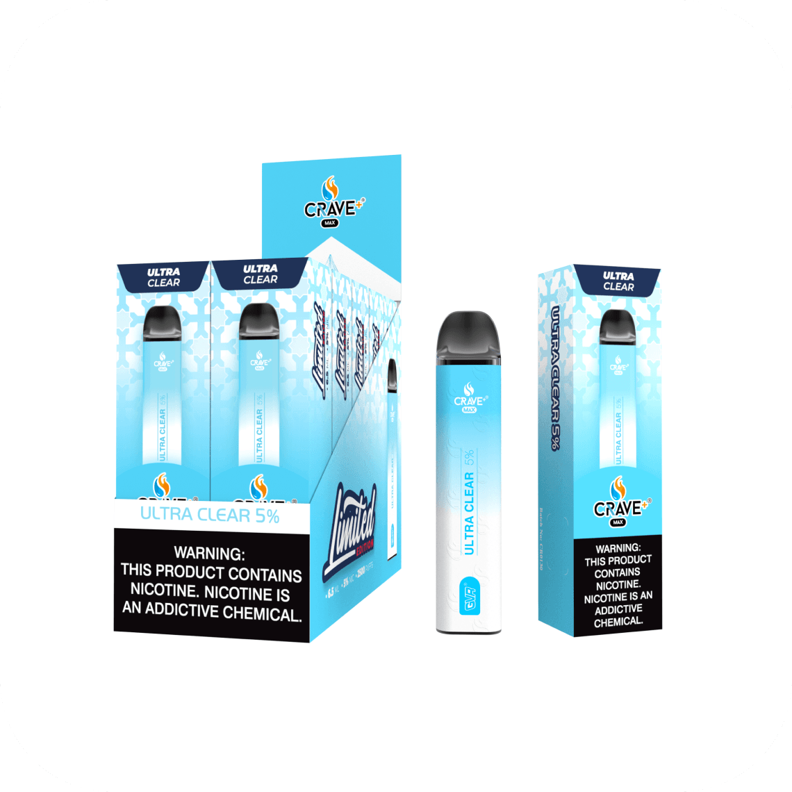 Crave Ultra Clear 5% 2500 puffs