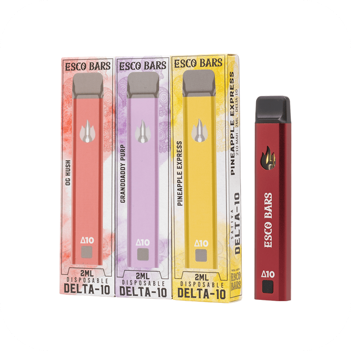 EscoBars OG Kush Delta10 Dispo