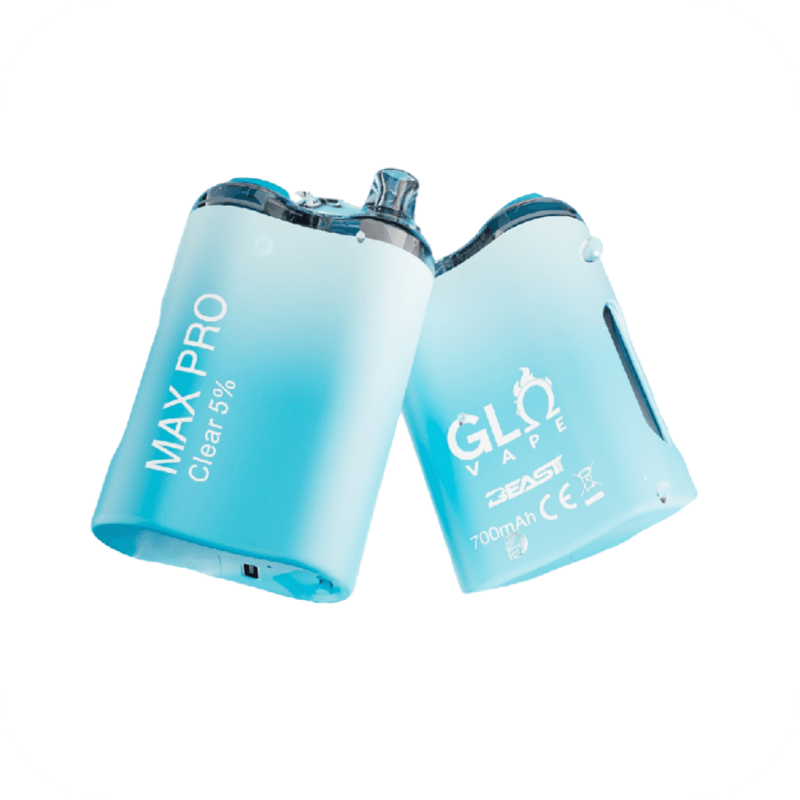 Glo Vape Max Pro Clear 5% 6000 puffs