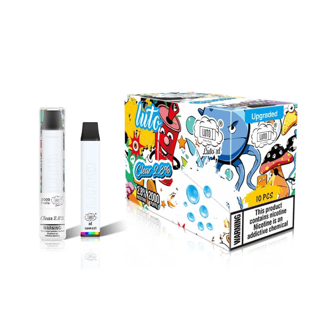 Luto Clear 2.8% 2000 Puffs