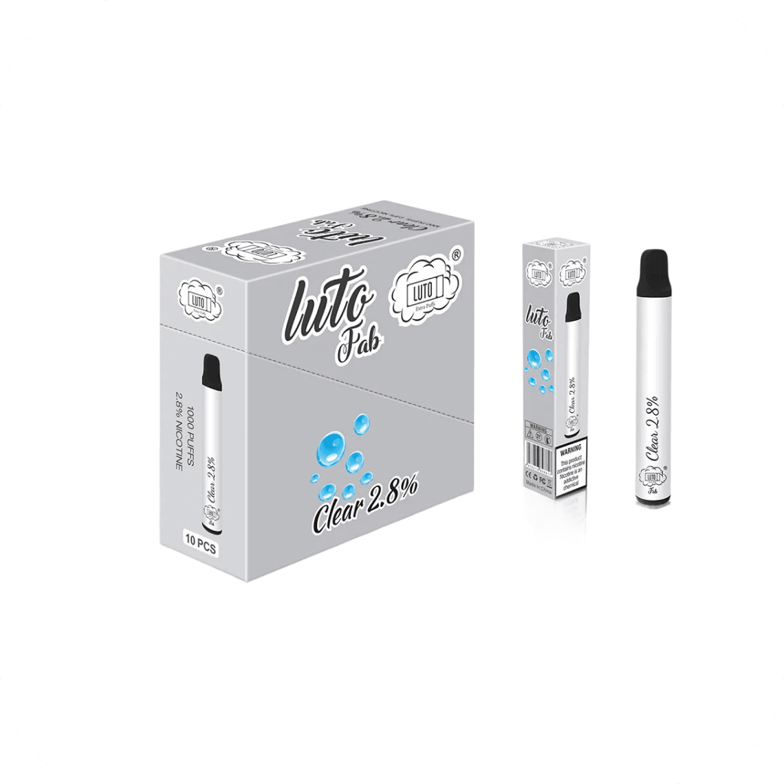 LUTO DISPOSABLE 2.8% 2500 puffs