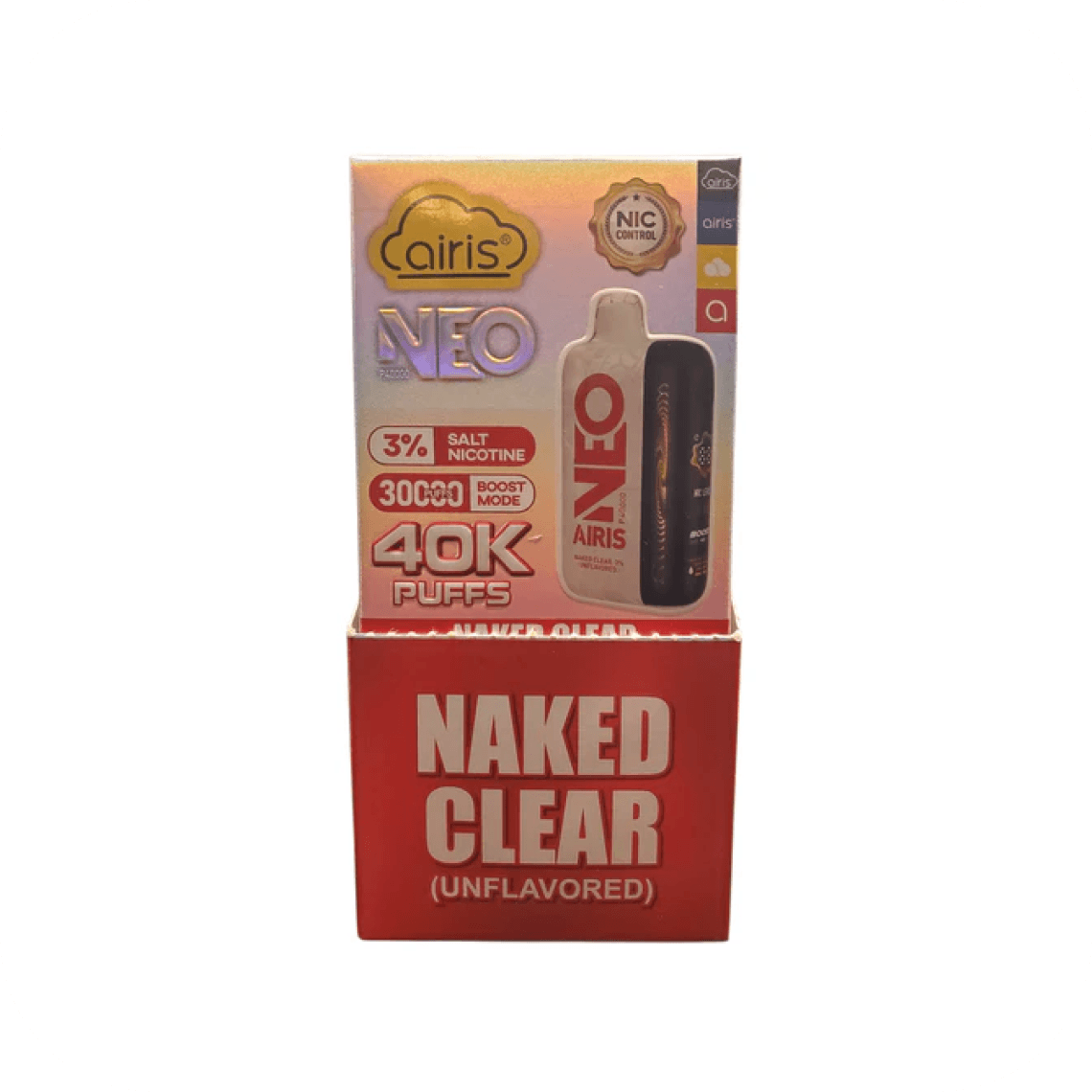 AIRIS NEO NAKED CLEAR 40K 3%