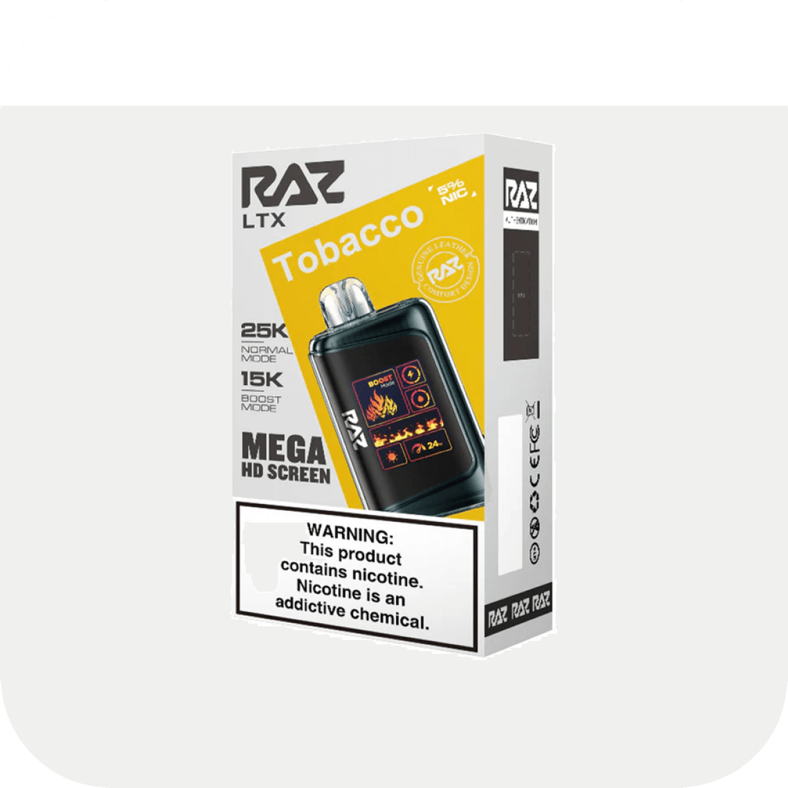 RAZ LTX TOBACCO 5% 25K PUFFS