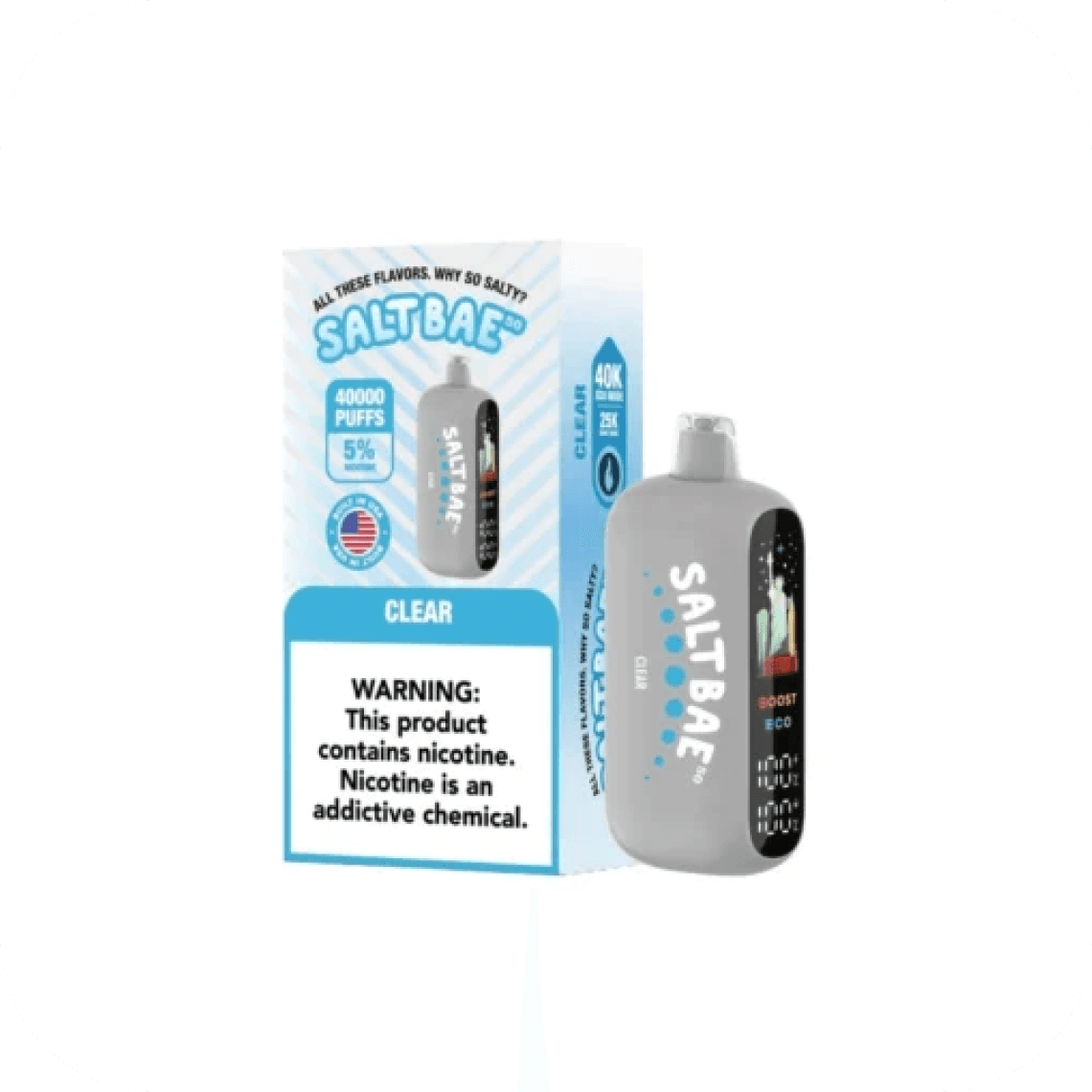 Salt Bae Clear 6500 Puffs 5%