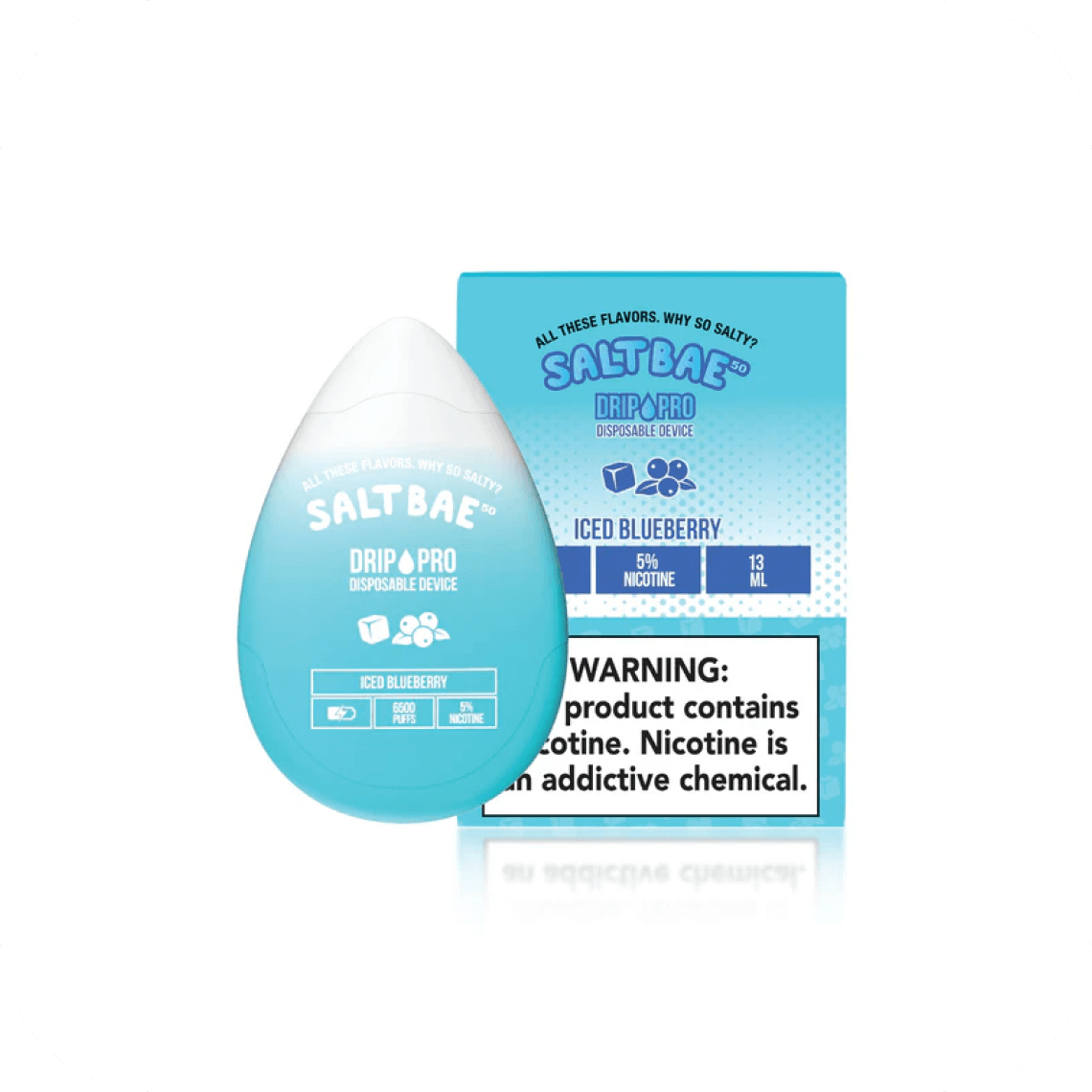 SaltBae Drip pro 3% Clear 6500 puffs