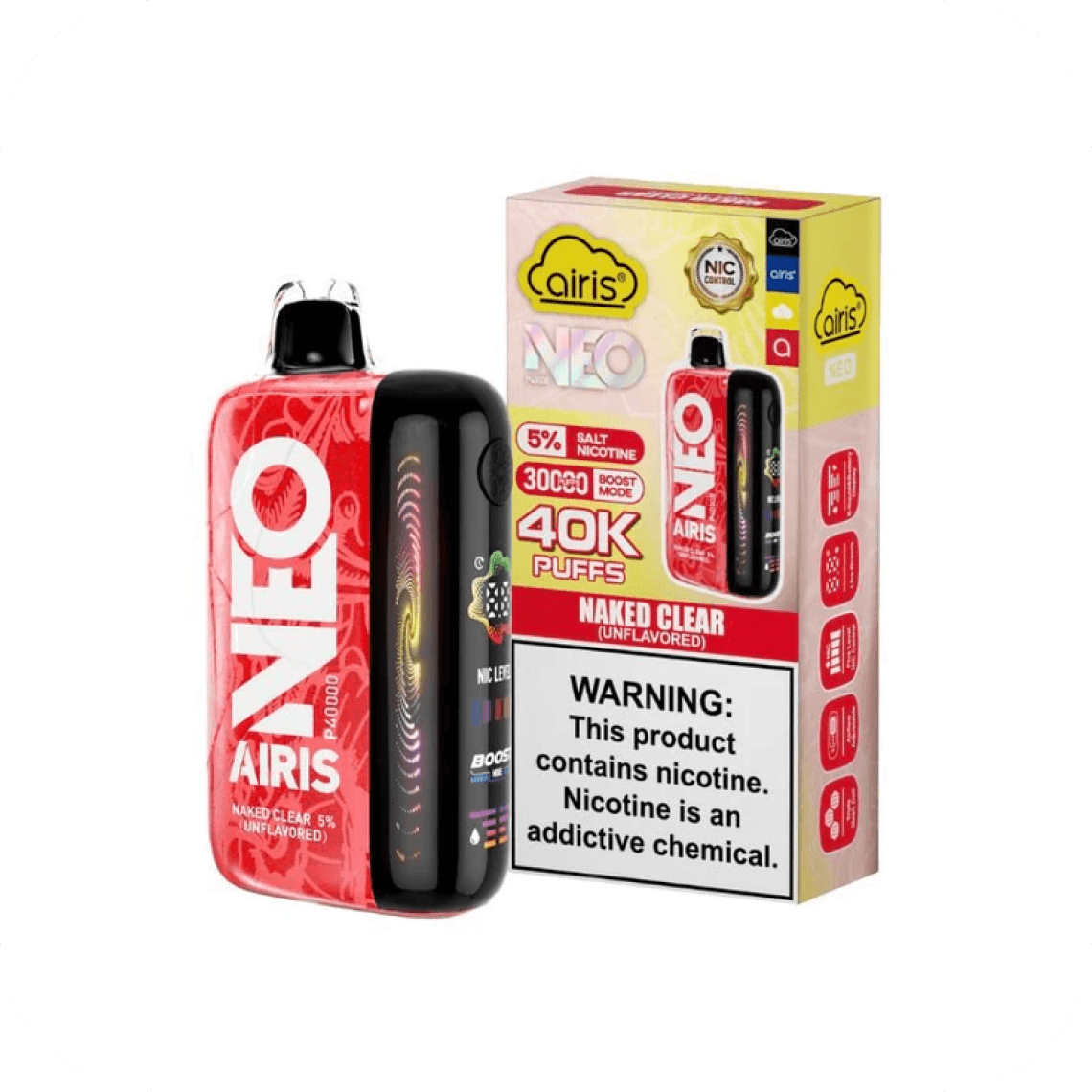 AIRIS NEO NAKED CLEAR 40K 5%