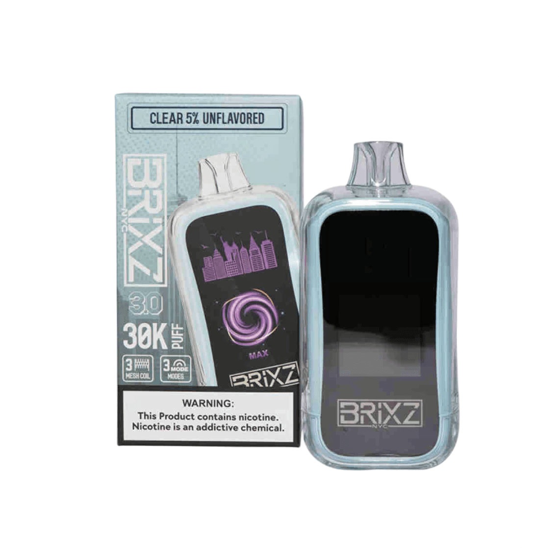 BRIXZ 3.0 Clear 5% Unflavored