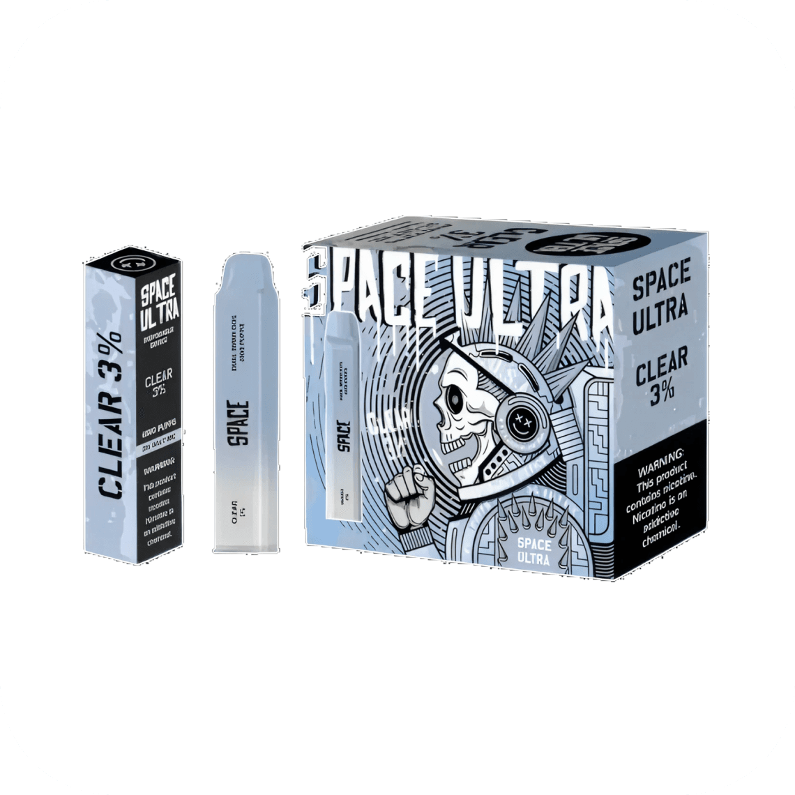 Spacemax 4500 puffs Ultra Clear 3%