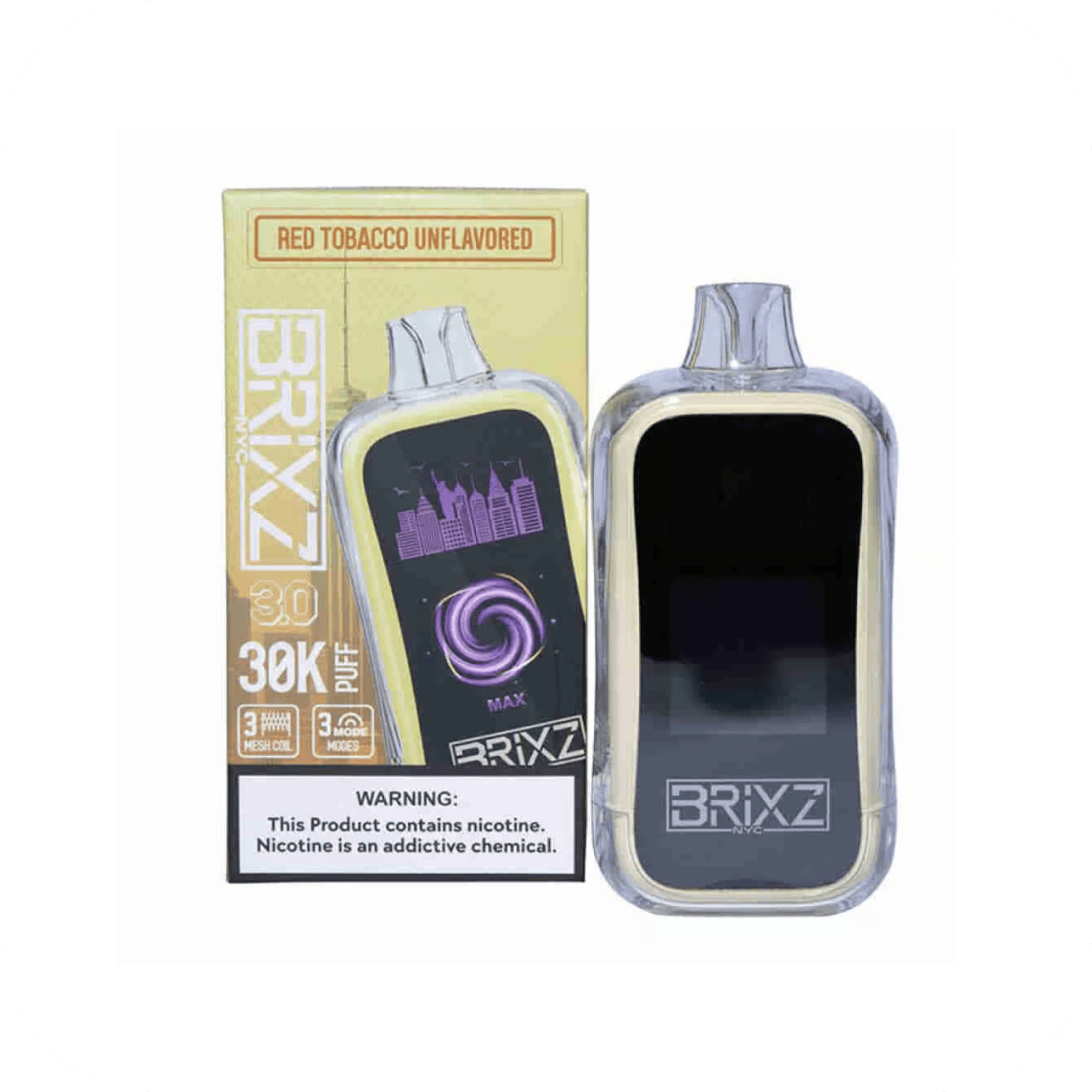 BRIXZ 3.0 Red Tobacco 5% Unflavored