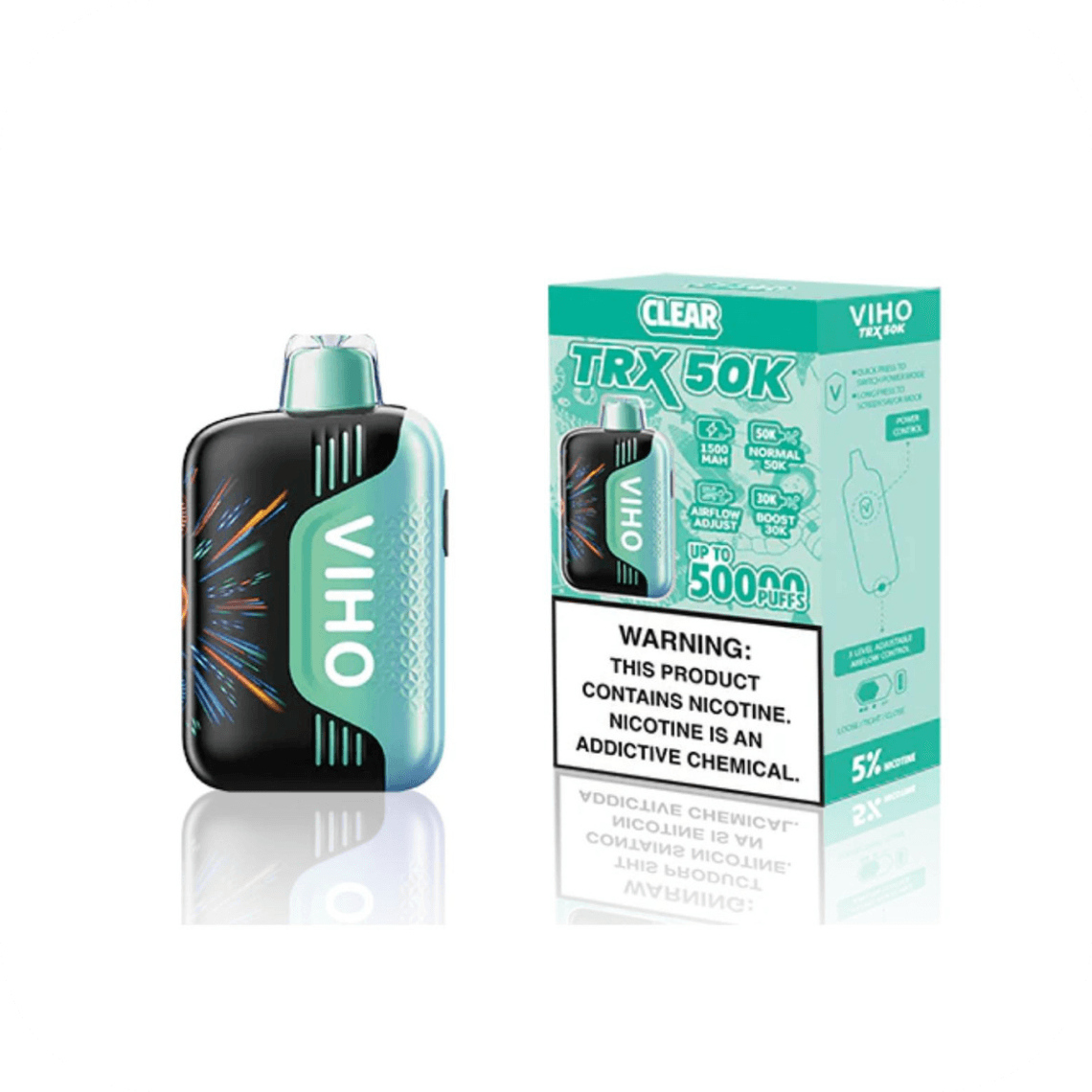 Viho TRX Clear 5% 50k puffs