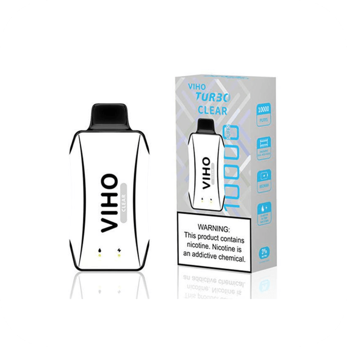 VIHO Turbo Clear 3% 10000 puffs