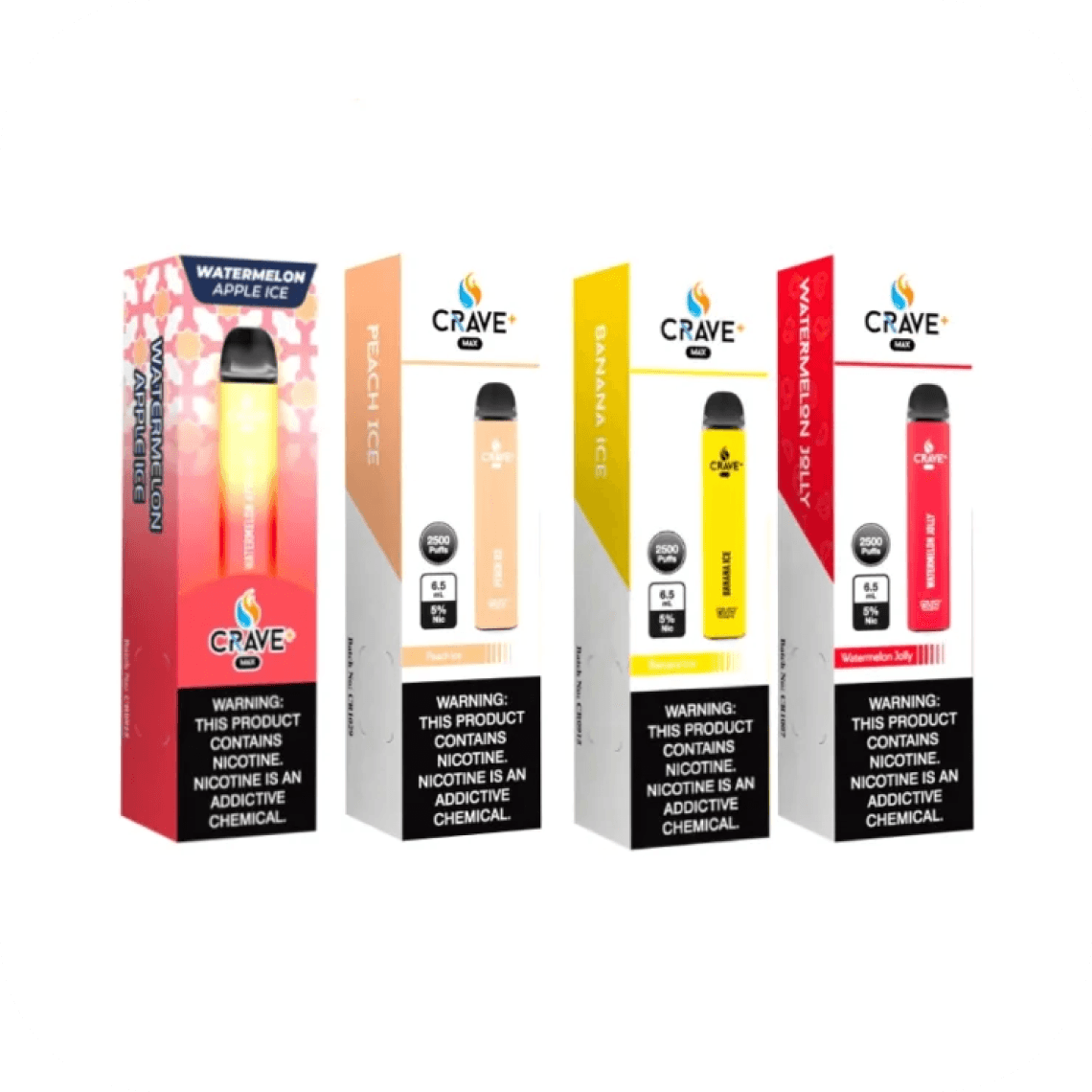 Crave Max Classic Clear 3% 2500puffs