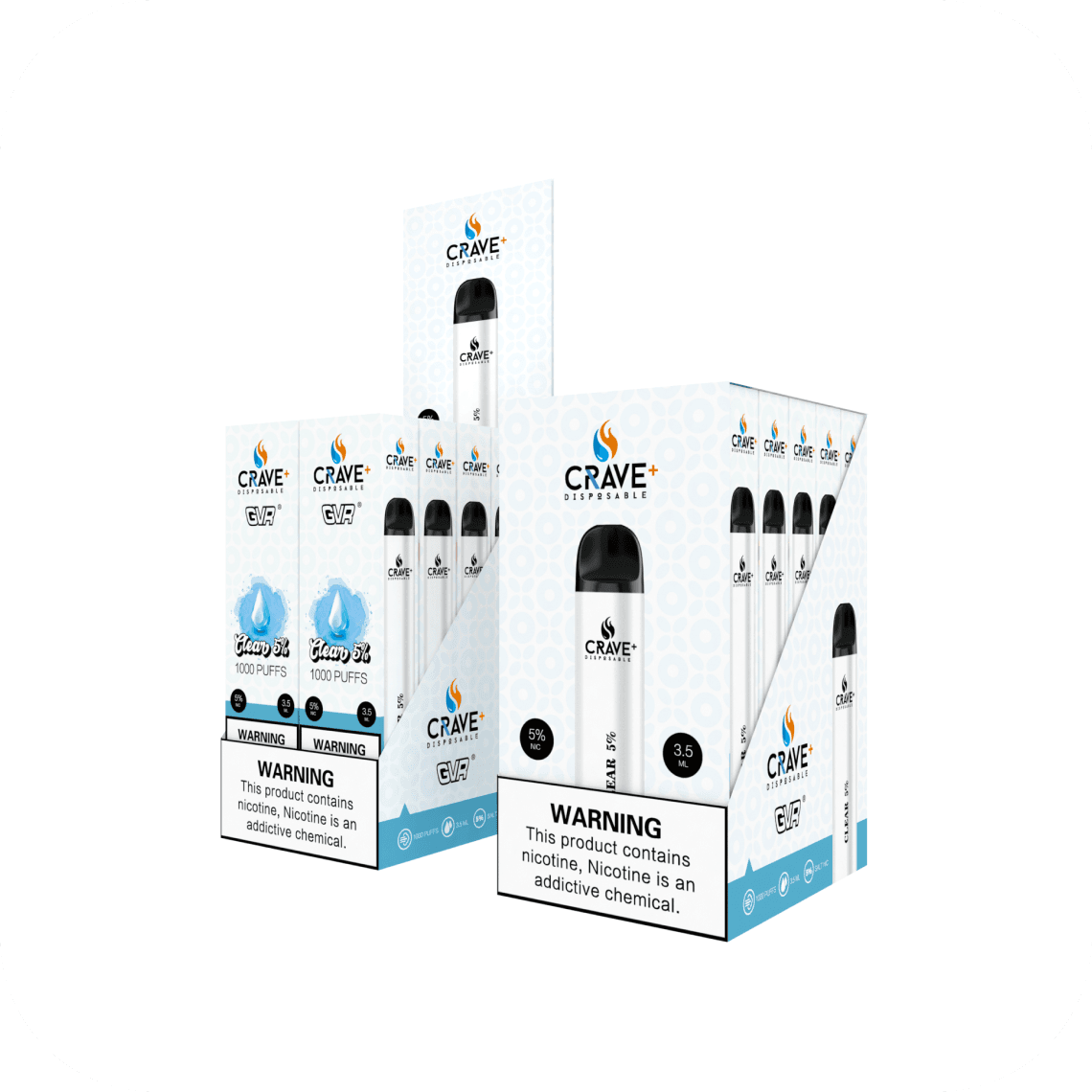 Crave Max Fresh Clear 5% 2500 puffs