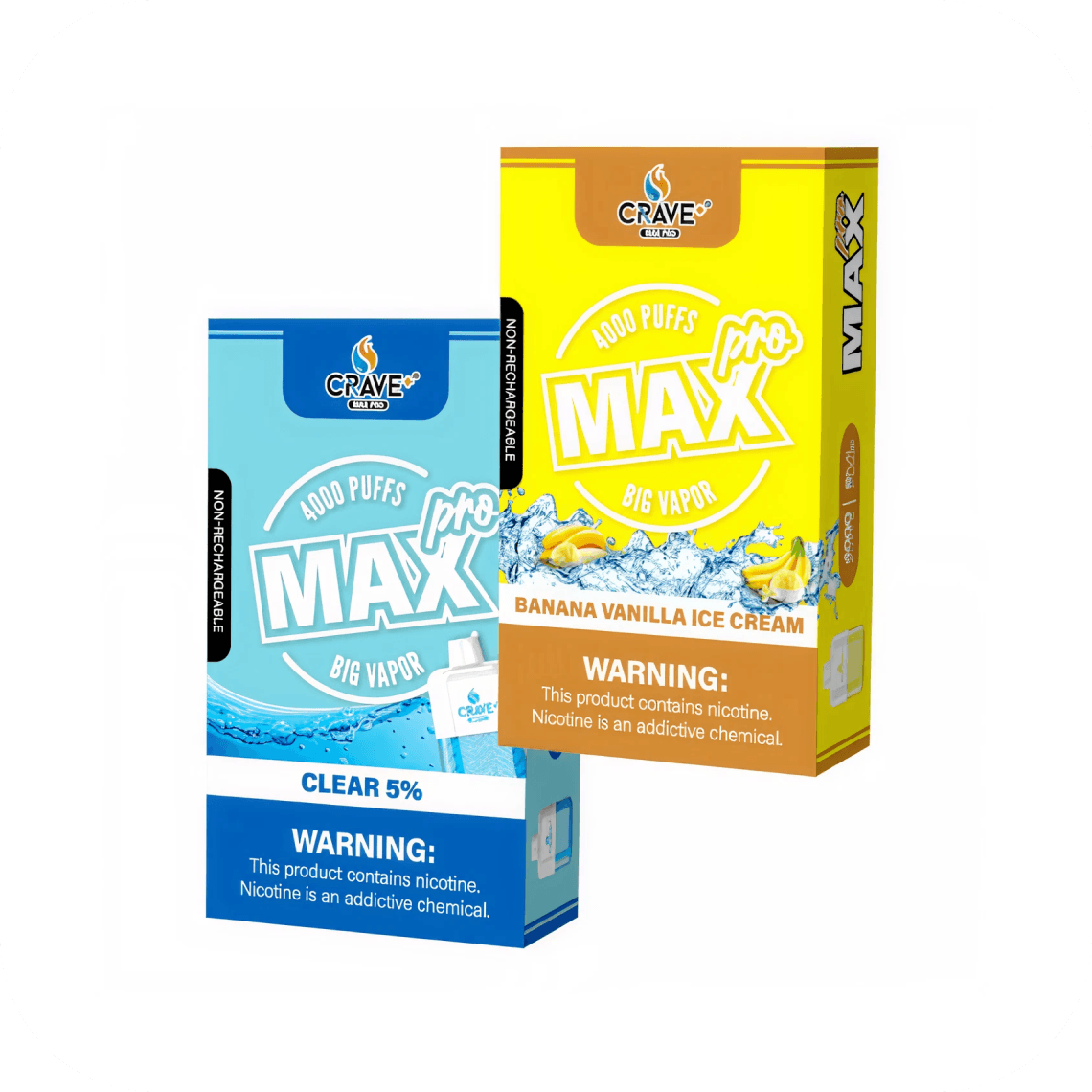 Crave Max Pro 4000puffs Ultra Clear 5%