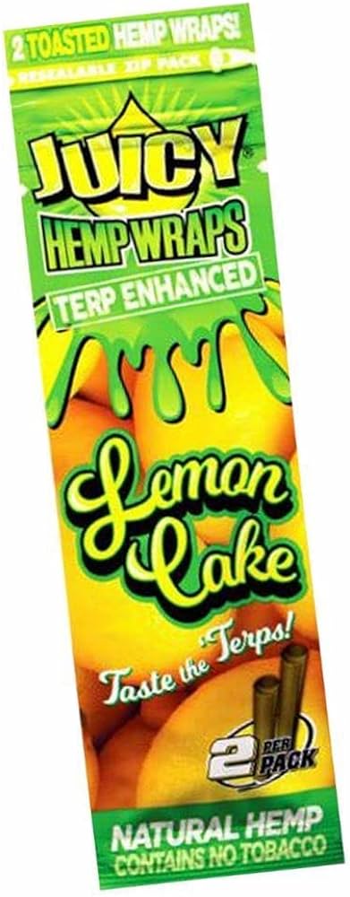 Juicy Lemon Cake Hemp Wrap