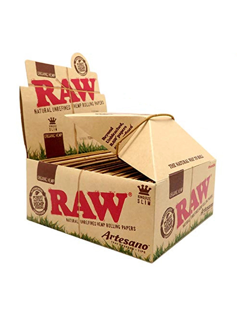 RAW Artesano organic hemp king size slim