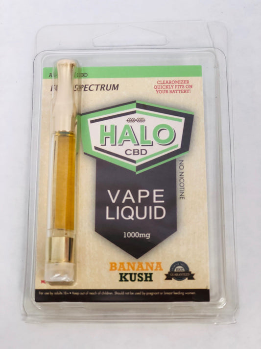 Halo CBD Vape Cart Banana Kush 1000mg
