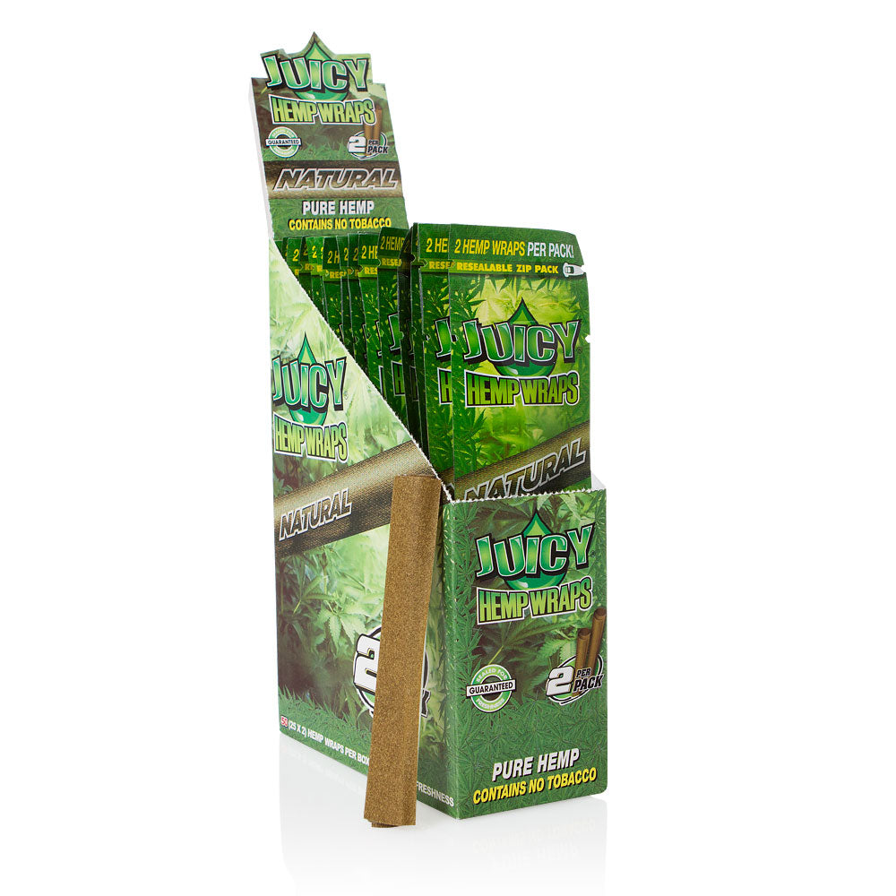 Juicy Hemp Wraps Natural 2pk