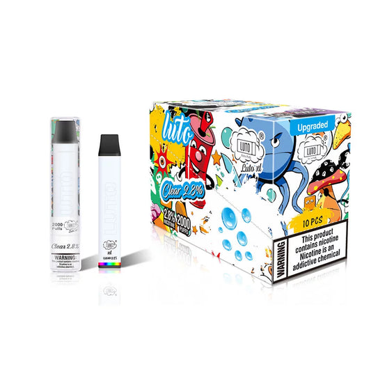 Luto Clear 2.8% 2000 Puffs