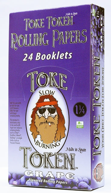 Token 1 1/4 Rolling Papers - Grape
