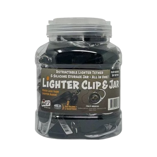 We EZ lighter clip and jar