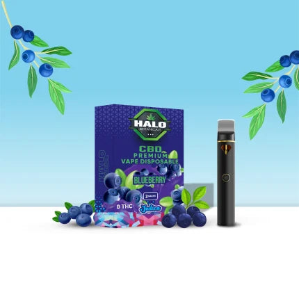 Halo CBD Vape Cart Blueberry 250mg