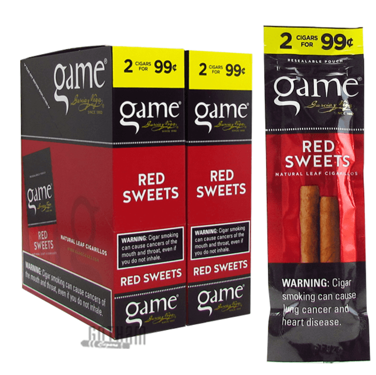 GAME RED SWEETS Pk of 2