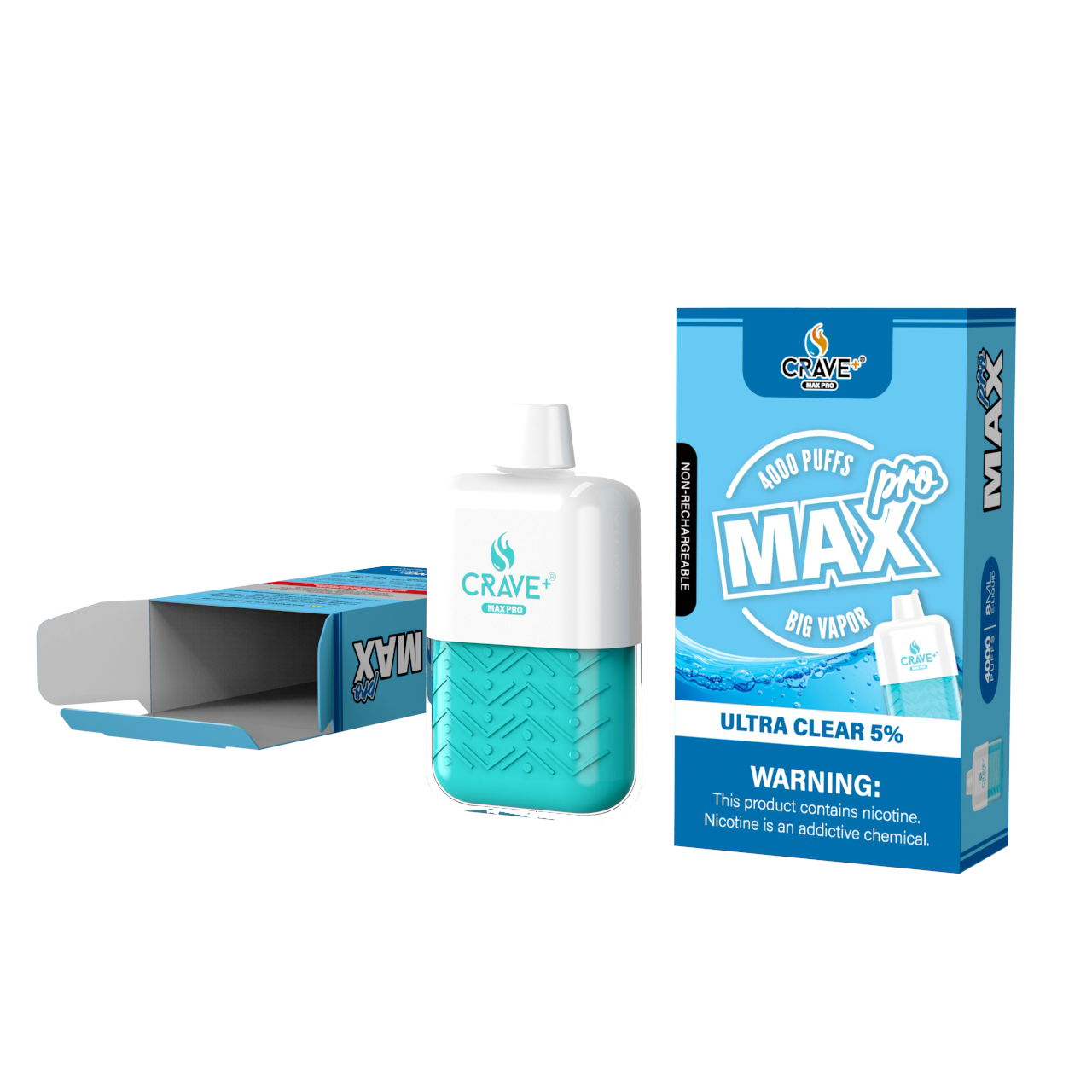 GLO Vape Beast Ultra Clear 5% Max Pro 6k