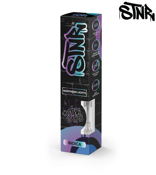 STNR Nothern Lights 900MG Carts Indica