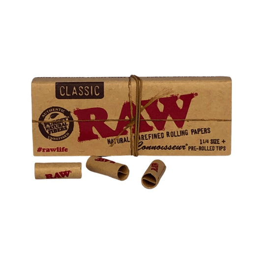 RAW Connoisseur 1 1/4 Pre Rolled Tips