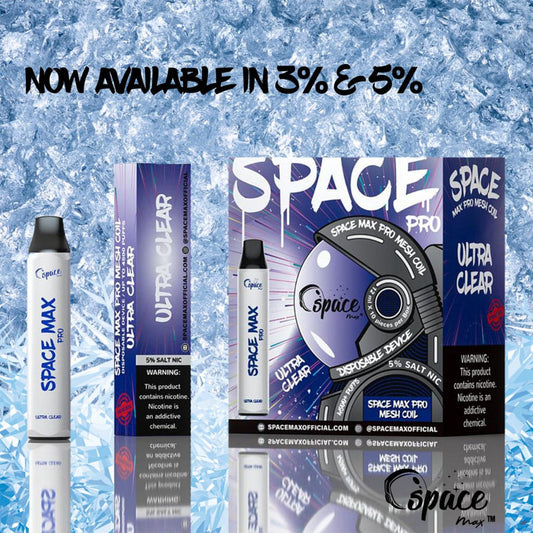 Spacemax 4500 puffs Ultra Clear 3%